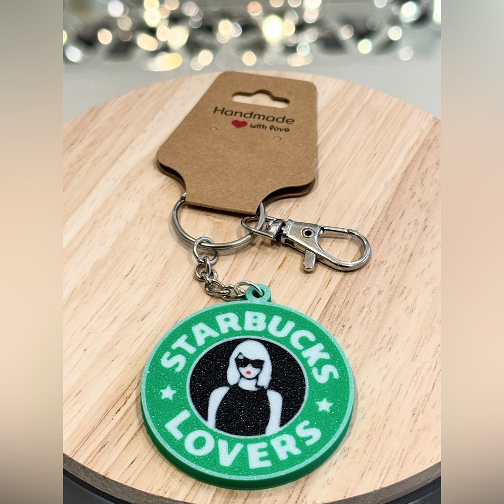 Taylor Swift Starbucks Lovers Keychain NEW!